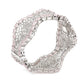 Rajwada Women Silver And Pink Embellished Imitation Bracelet