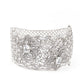 Rajwada Women Silver Broad Imitation Cuff Bracelet