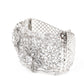 Rajwada Women Silver Broad Imitation Cuff Bracelet