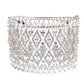 Rajwada Women Silver Broad Imitation Cuff Bracelet