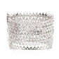Rajwada Women Silver Broad Imitation Cuff Bracelet