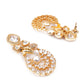 Rajwada Women Gold Imitation Drop Earrings