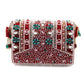 Rajwada Women Red Embellished Bridal Clutch Bag