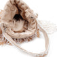 Rajwada Women Apricot Pearl Embellished Potli Bag