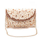 Rajwada Women White And Gold Embellished Clutch Bag