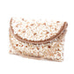Rajwada Women White And Gold Embellished Clutch Bag