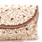 Rajwada Women White And Gold Embellished Clutch Bag