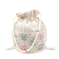 Rajwada Women Apricot Cutdana Embellished Potli Bag