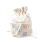 Rajwada Women Apricot Cutdana Embellished Potli Bag