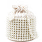 Rajwada Women Apricot Embellished Potli Bag