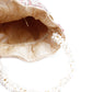 Rajwada Women Apricot Cutdana Embellished Potli Bag