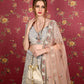 Rajwada Women Apricot Embroidered Potli Bag