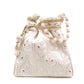Rajwada Women Apricot Embroidered Potli Bag
