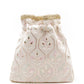 Rajwada Women Apricot Embroidered Potli Bag