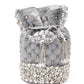 Rajwada Women Grey Embellished Potli Bag