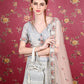 Rajwada Women Grey Embellished Potli Bag