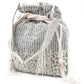 Rajwada Women Grey Embellished Potli Bag