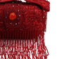 Rajwada Women Red Embroidered Clutch Bag