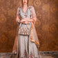 Rajwada Women White Shell Embellished Hand Bag