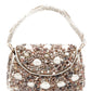Rajwada Women White Shell Embellished Hand Bag