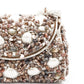 Rajwada Women White Shell Embellished Hand Bag