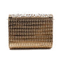 Rajwada Women Antique Looking Gold Color Metal Clutch