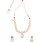 Rajwada Women Sea Green Gold Plated Choker Necklace Set