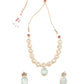 Rajwada Women Sea Green Gold Plated Choker Necklace Set