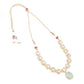 Rajwada Women Sea Green Gold Plated Choker Necklace Set