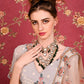 Rajwada Women Double Layered Bridal Long Necklace Set