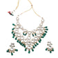 Rajwada Women Double Layered Bridal Long Necklace Set