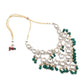 Rajwada Women Double Layered Bridal Long Necklace Set