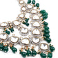 Rajwada Women Double Layered Bridal Long Necklace Set