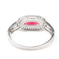 Rajwada Women Silver And Pink Imitation Embellished Bracelet