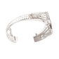 Rajwada Women Silver And Pink Imitation Embellished Bracelet