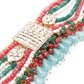 Rajwada Women Multicolored Statement Choker Set