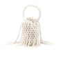 Rajwada Women White Pearl Embellished Potli Bag