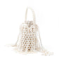 Rajwada Women White Pearl Embellished Potli Bag