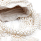 Rajwada Women White Pearl Embellished Potli Bag