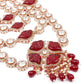 Rajwada Women Layered Bridal Long Rani Haar Necklace Set