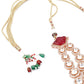 Rajwada Women Layered Bridal Long Rani Haar Necklace Set