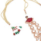 Rajwada Women Layered Bridal Long Rani Haar Necklace Set