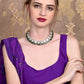 Rajwada Women Faux Stones Studded Choker Necklace Set