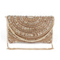 Awe-Inspiring Gold Embellished Clutch Bag - Rajwada