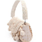 AWE-INSPIRING WHITE AND GOLD CLUTCH BAG - Rajwada