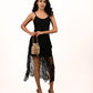 Rajwada White And Golden Suede Embellished Potli For Women