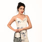 Rajwada Black Polyester Embellished Clutch For Women