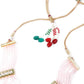 Baby Pink Kundan Multi-Strand Beaded Necklace Set - Rajwada