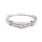 Baby Pink Studded Crystal Bracelet - Rajwada