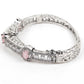 Baby Pink Studded Crystal Bracelet - Rajwada